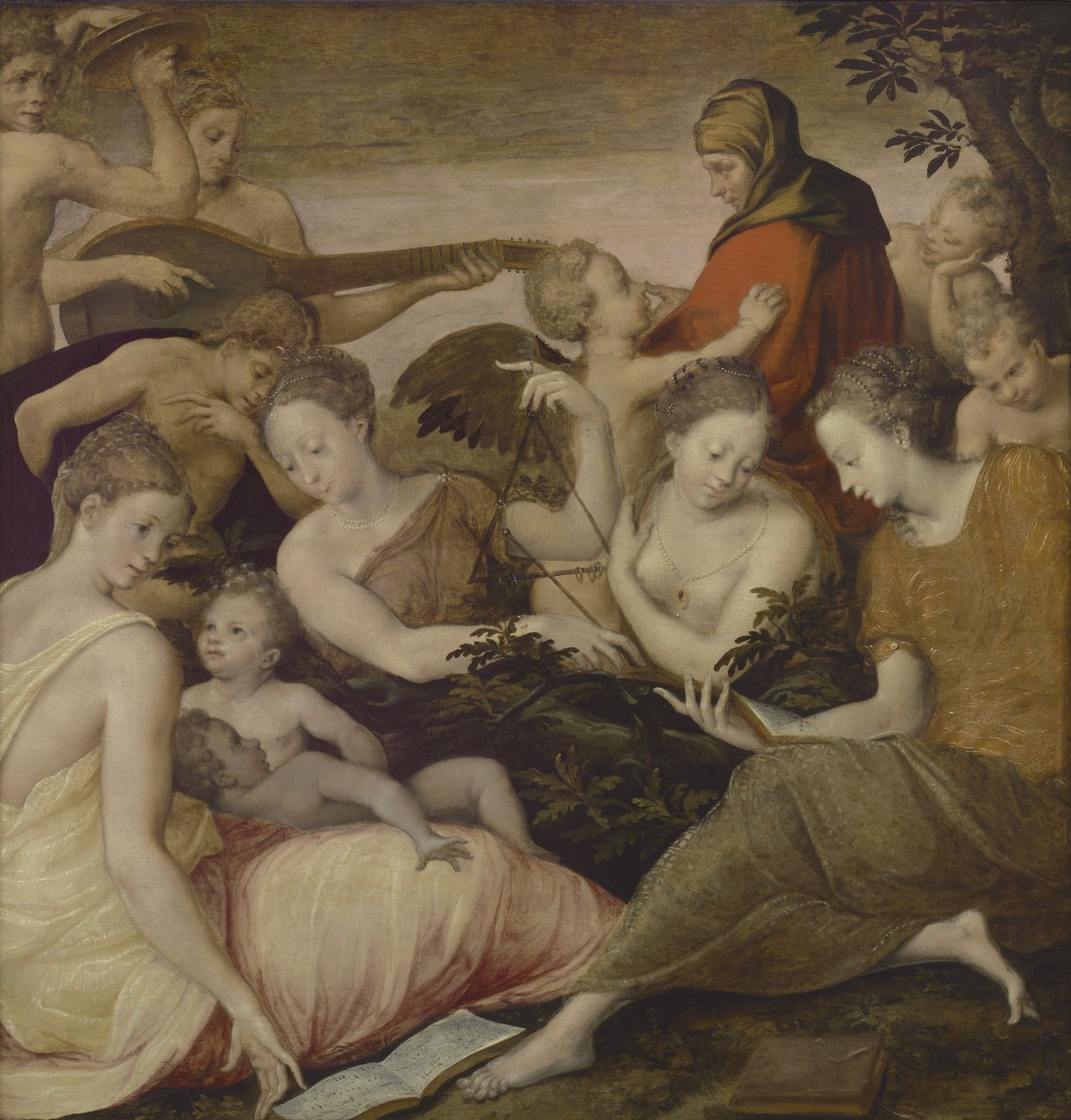 A arte da música, c.1565 de Francesco Primaticcio