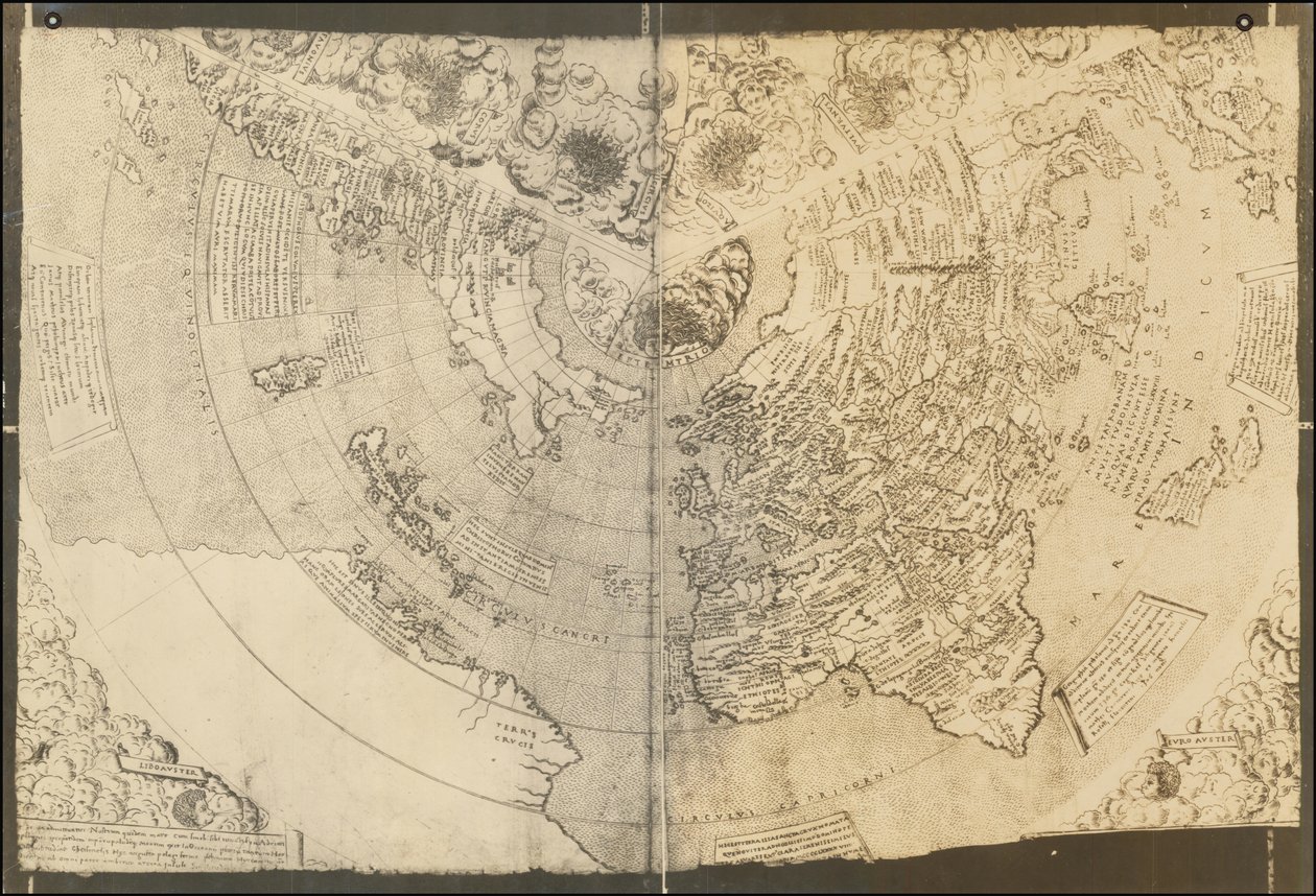 Mapa-múndi de 1506 de Contarini-Roselli de Francesco Rosselli