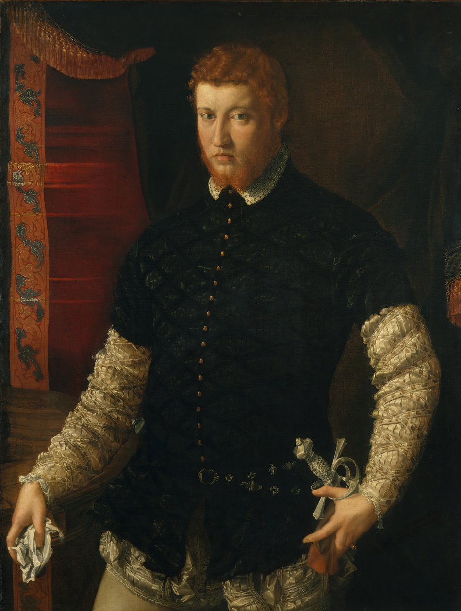 Retrato de um homem. de Francesco Salviati