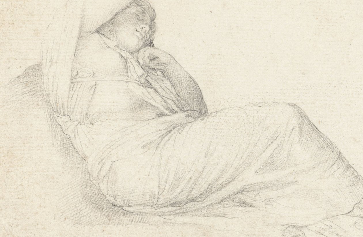 Dormir a mulher de Francesco Salviati