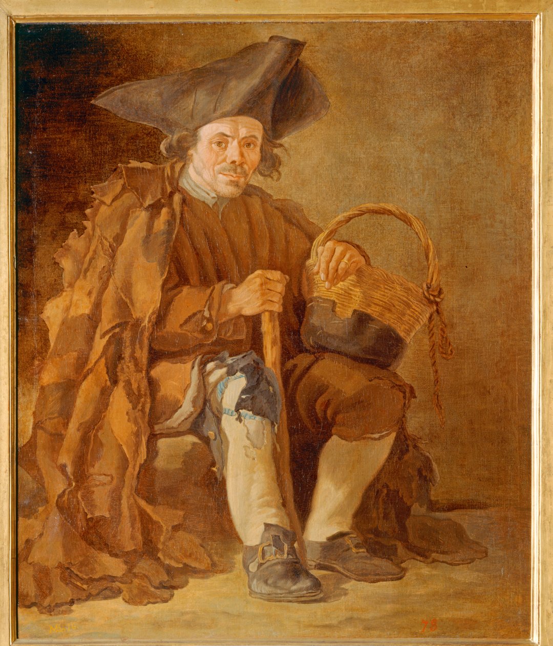 Vieil homme au chapeau - Homem pobre de chapéu ... de Francesco Sasso
