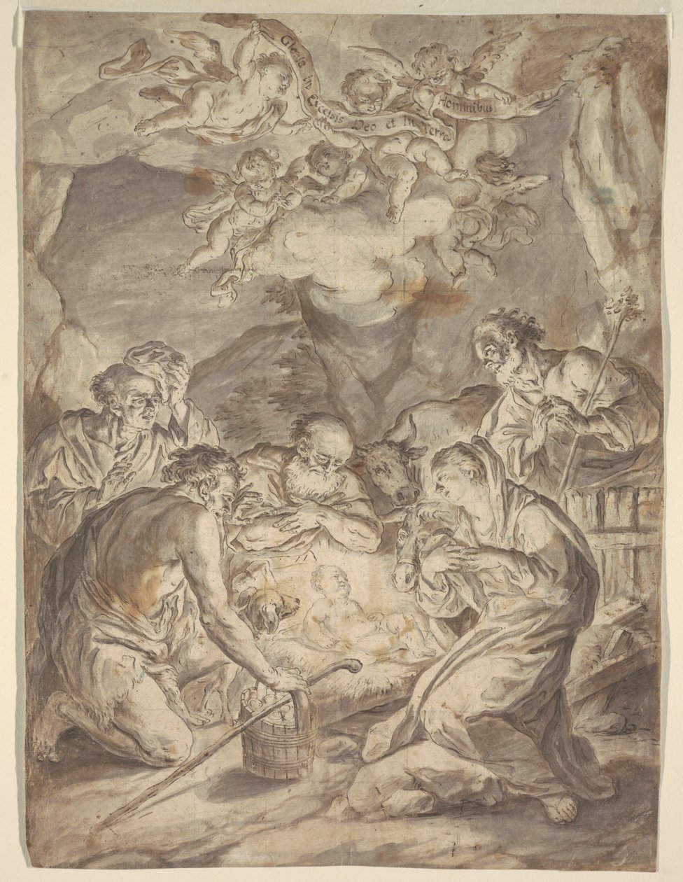 Adoração dos pastores de Francesco Saverio Mergolo