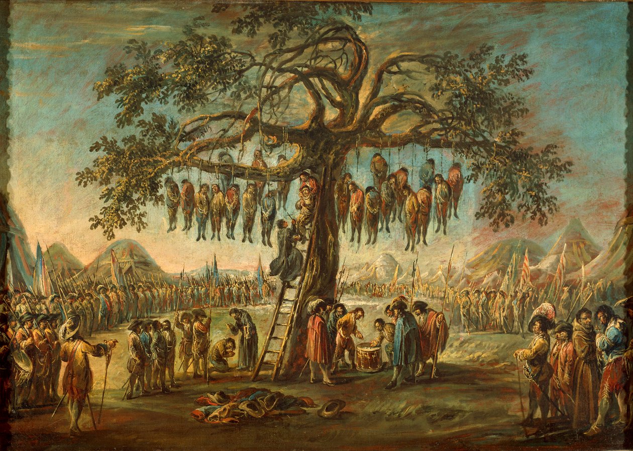 A miséria da guerra: os homens enforcados por Francesco Simonini de Francesco Simonini