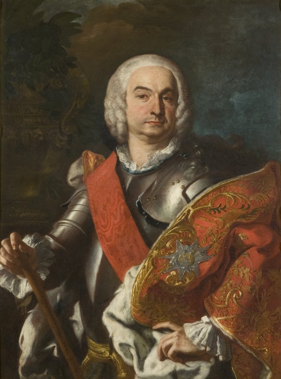 Um Cavaleiro da Ordem de São Januário, c.1740 (óleo sobre tela) de Francesco Solimena