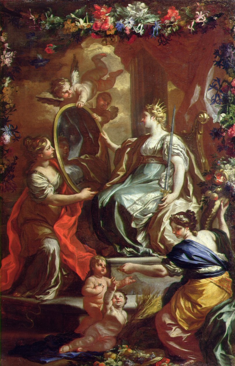 Alegoria de um reinado glorioso, c.1730 de Francesco Solimena
