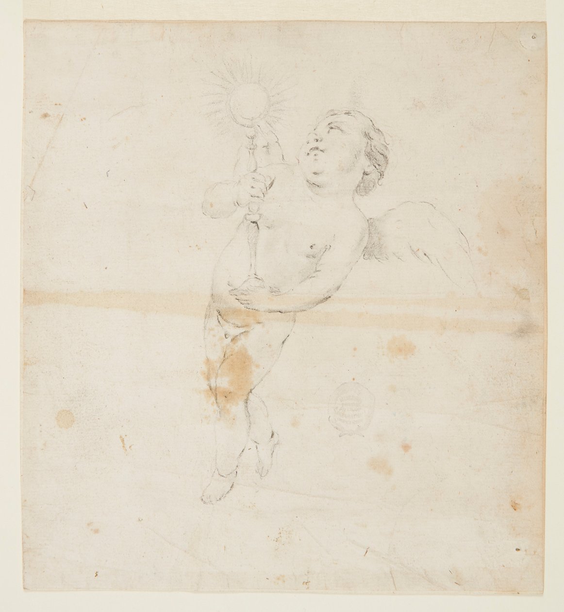 Anjo carregando uma custódia de Francesco Solimena