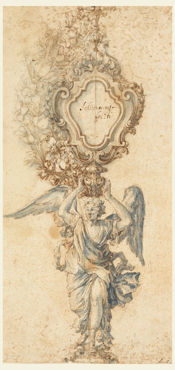 Projeto para um relicário de Francesco Solimena