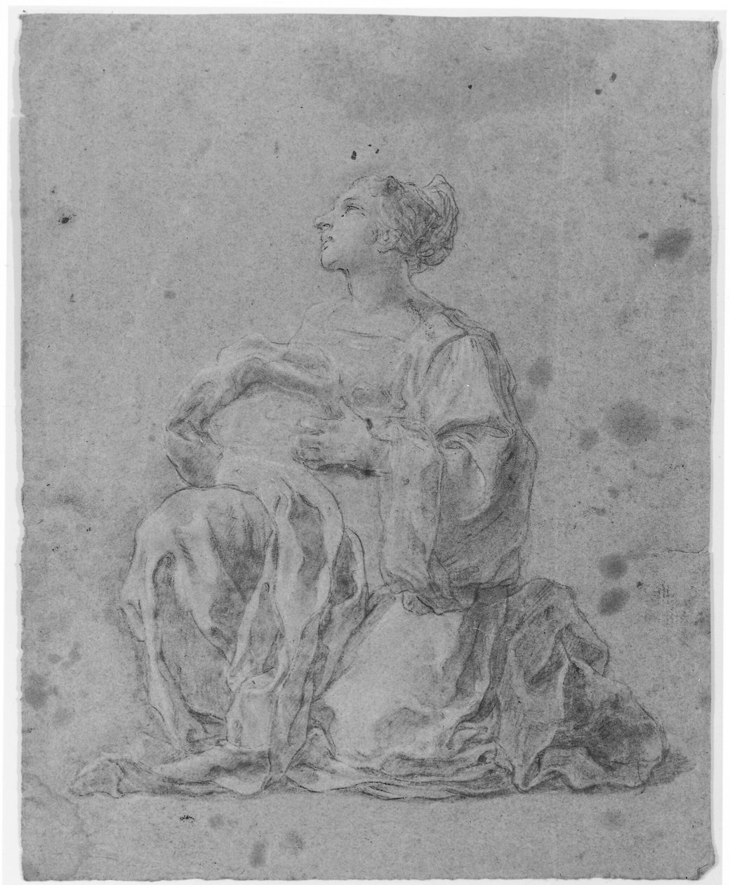 Mulher ajoelhada de Francesco Solimena