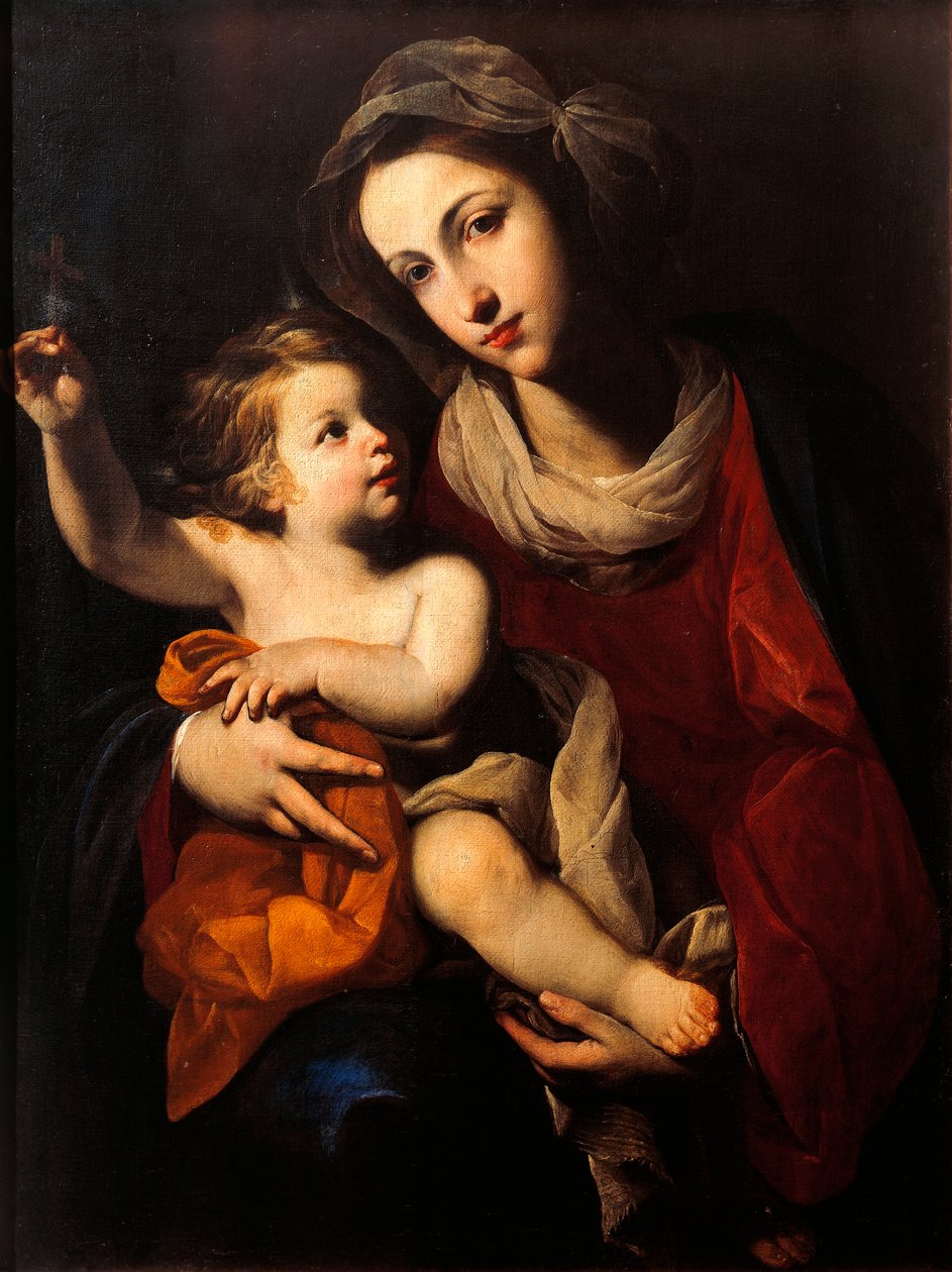 Madonna and Child de Francesco Solimena (1657-1747) de Francesco Solimena