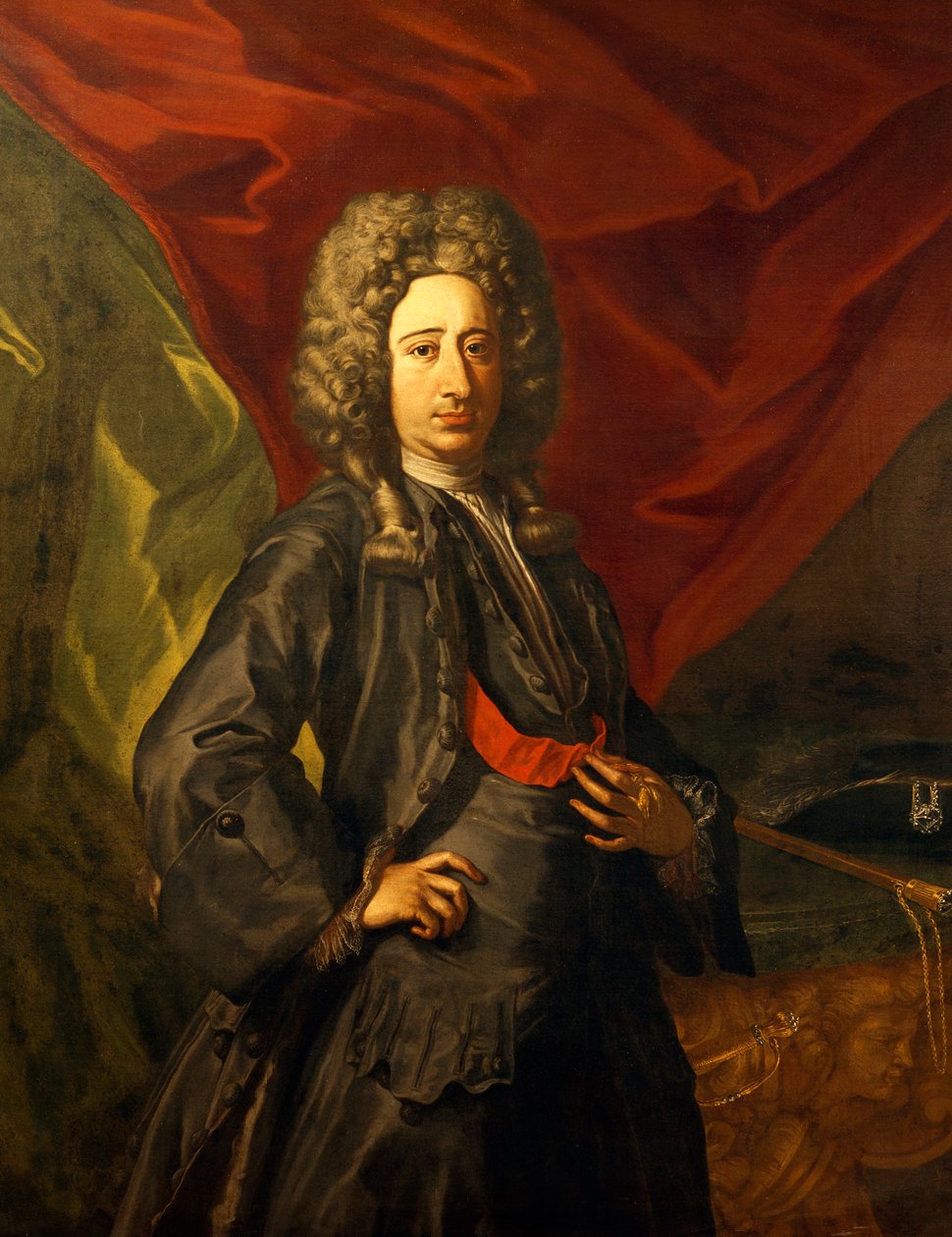Retrato de Cavaleiro de Velo de Ouro, de Francesco Solimena (1657-1747), óleo sobre tela, Itália de Francesco Solimena