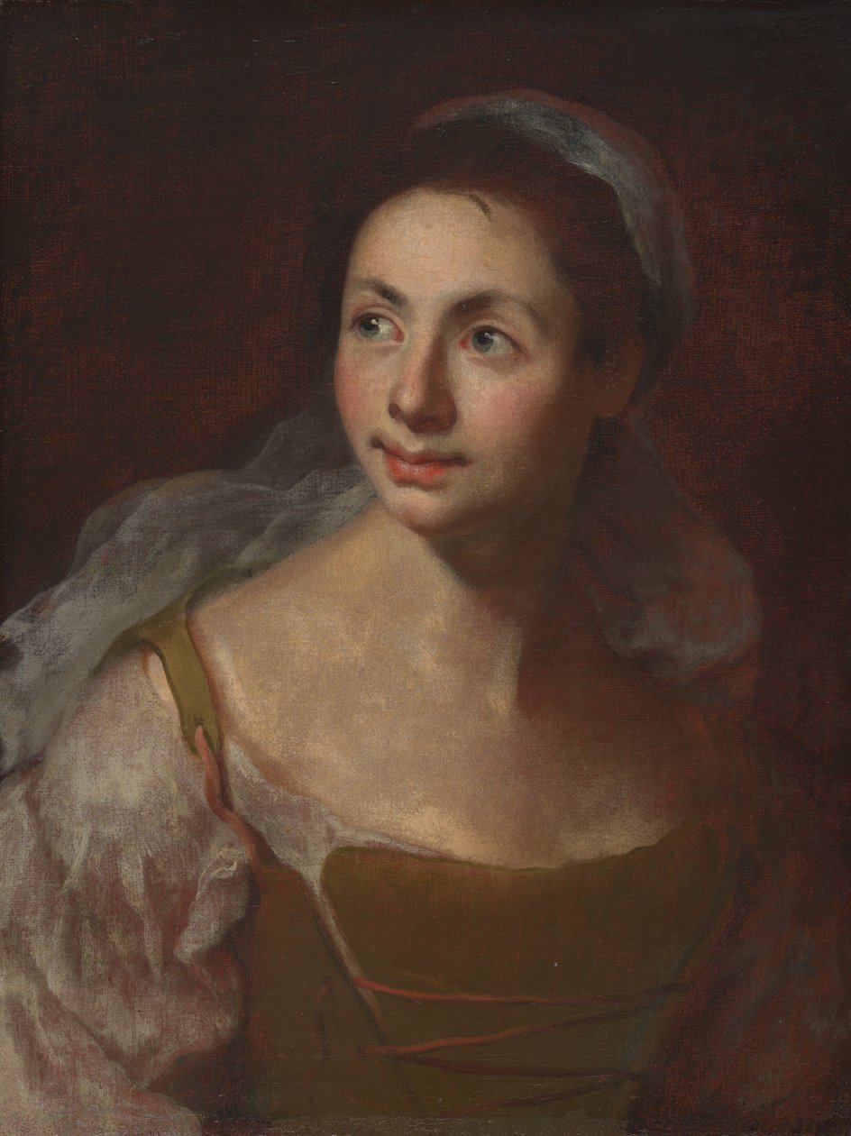 Retrato de uma rapariga de Francesco Solimena