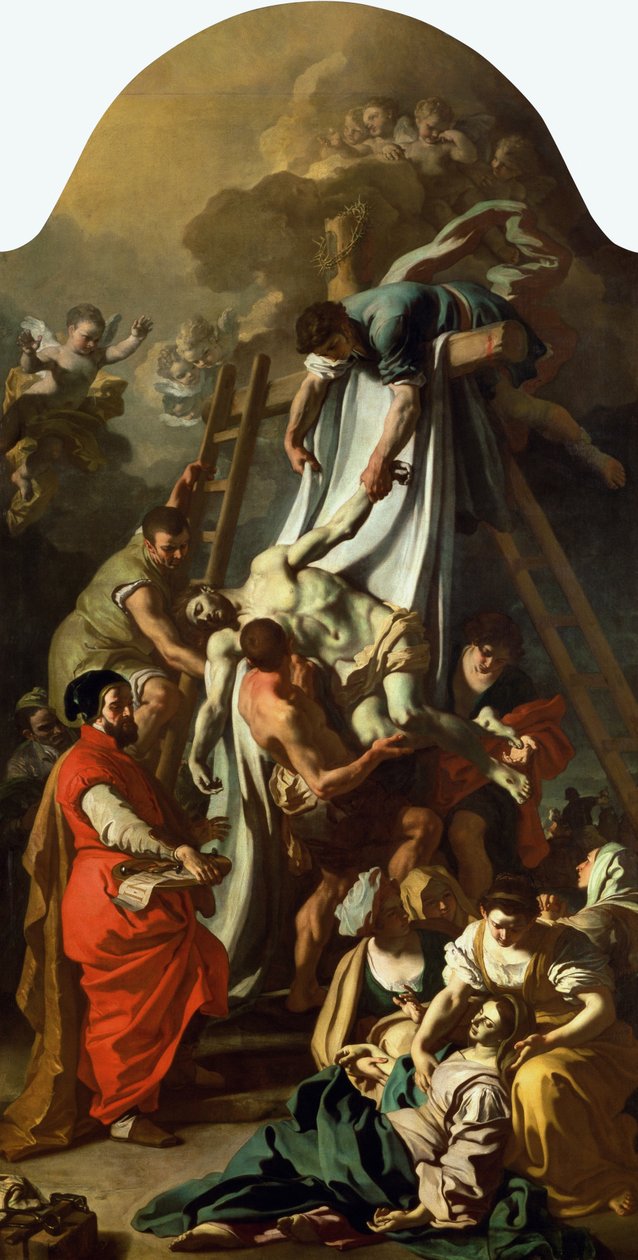 A Descida da Cruz, 1729 de Francesco Solimena