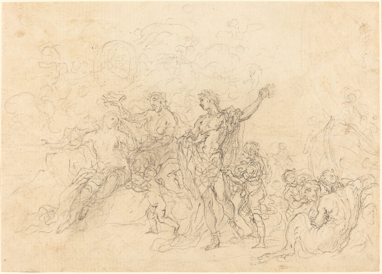 O Casamento de Baco e Ariadne de Francesco Solimena
