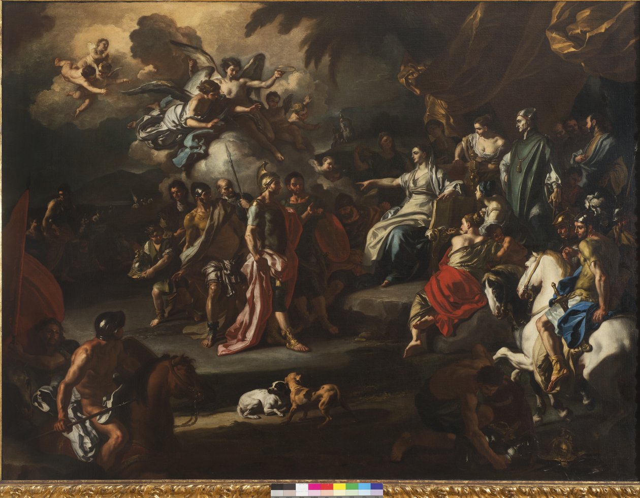 A profetisa Débora, 1720-25 de Francesco Solimena