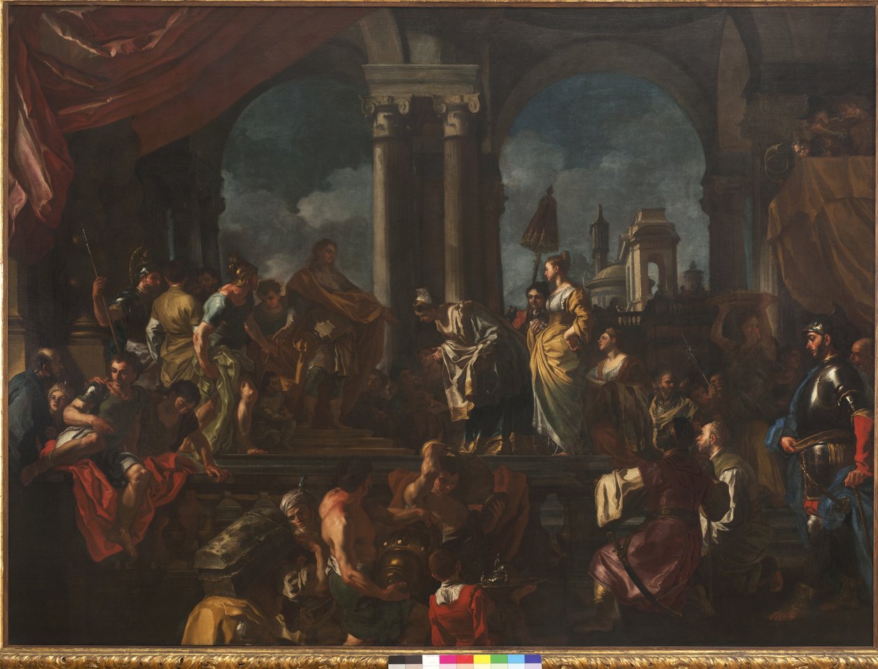 A rainha de Sabá, 1720-21 de Francesco Solimena