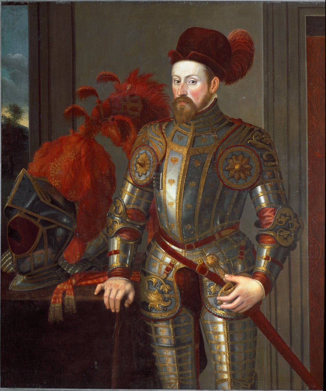 Retrato de Fernando de Tirol (Arquiduque Ferdinand II da Áustria) , depois de 1546 (pintura) de Francesco Terzio