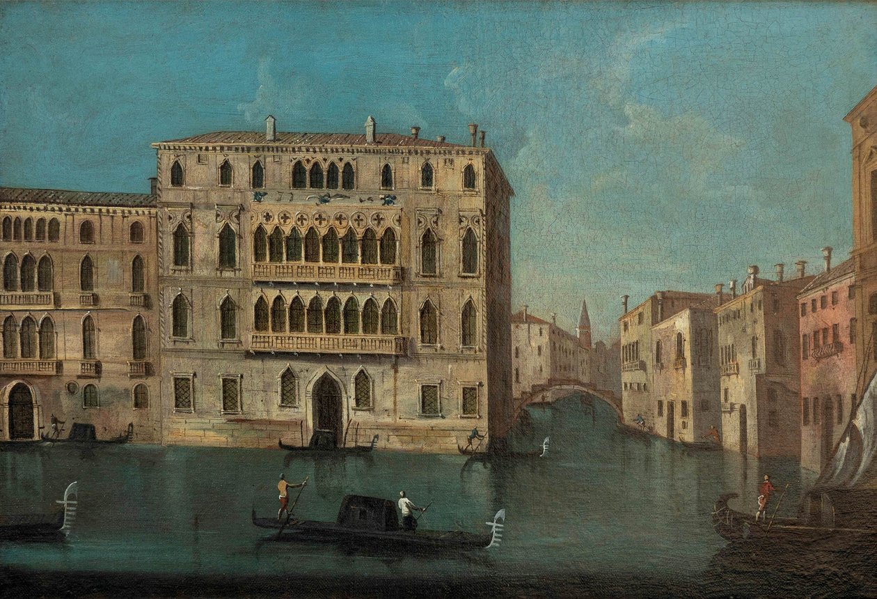 Grande Canal Francesco Tironi e Palácio Foscari de Francesco Tironi