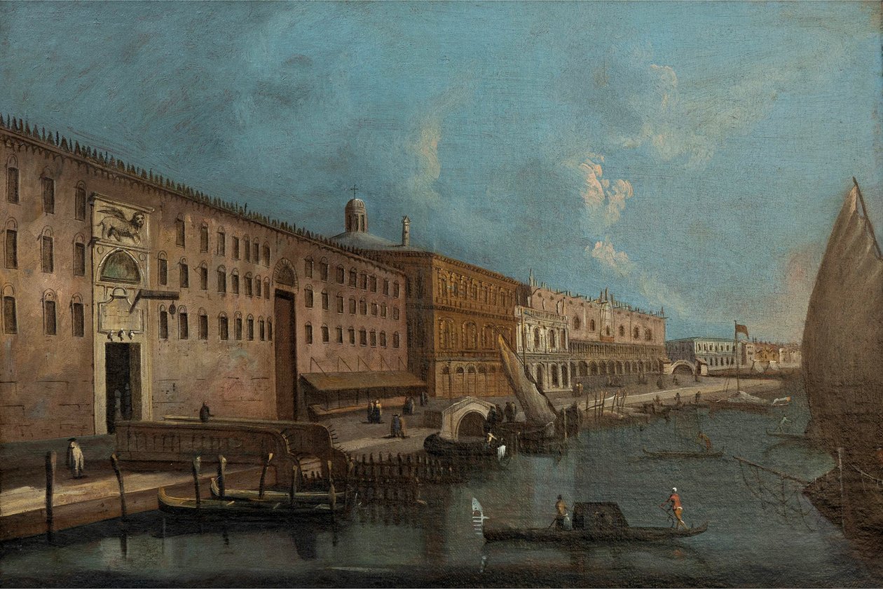 Francesco Tironi Vista da bacia de São Marcos de Veneza de Francesco Tironi