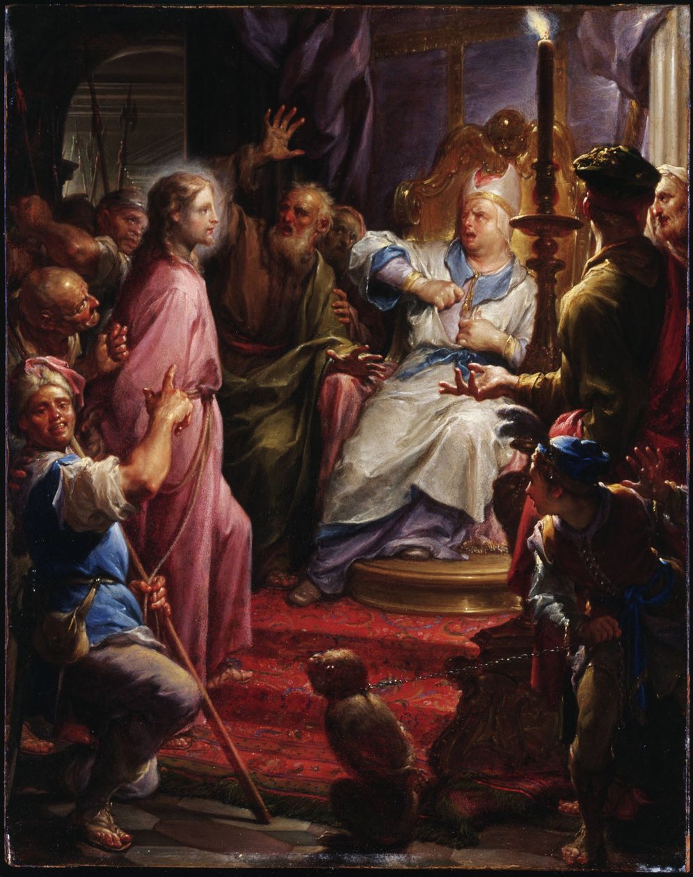 Cristo perante Caifás de Francesco Trevisani
