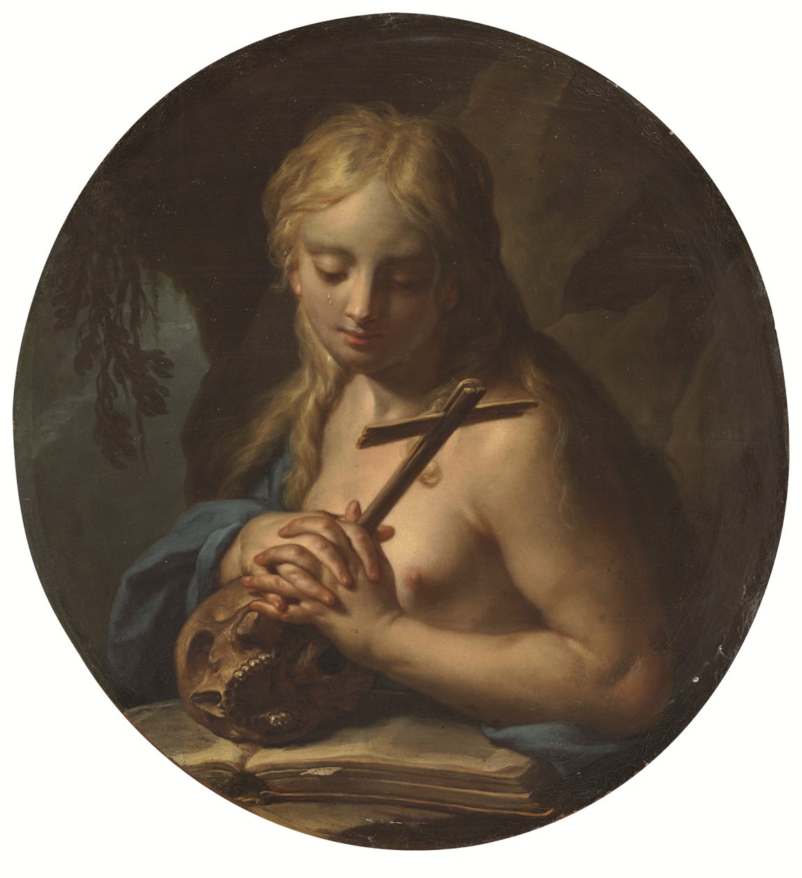 A Madalena Penitente (óleo) de Francesco Trevisani