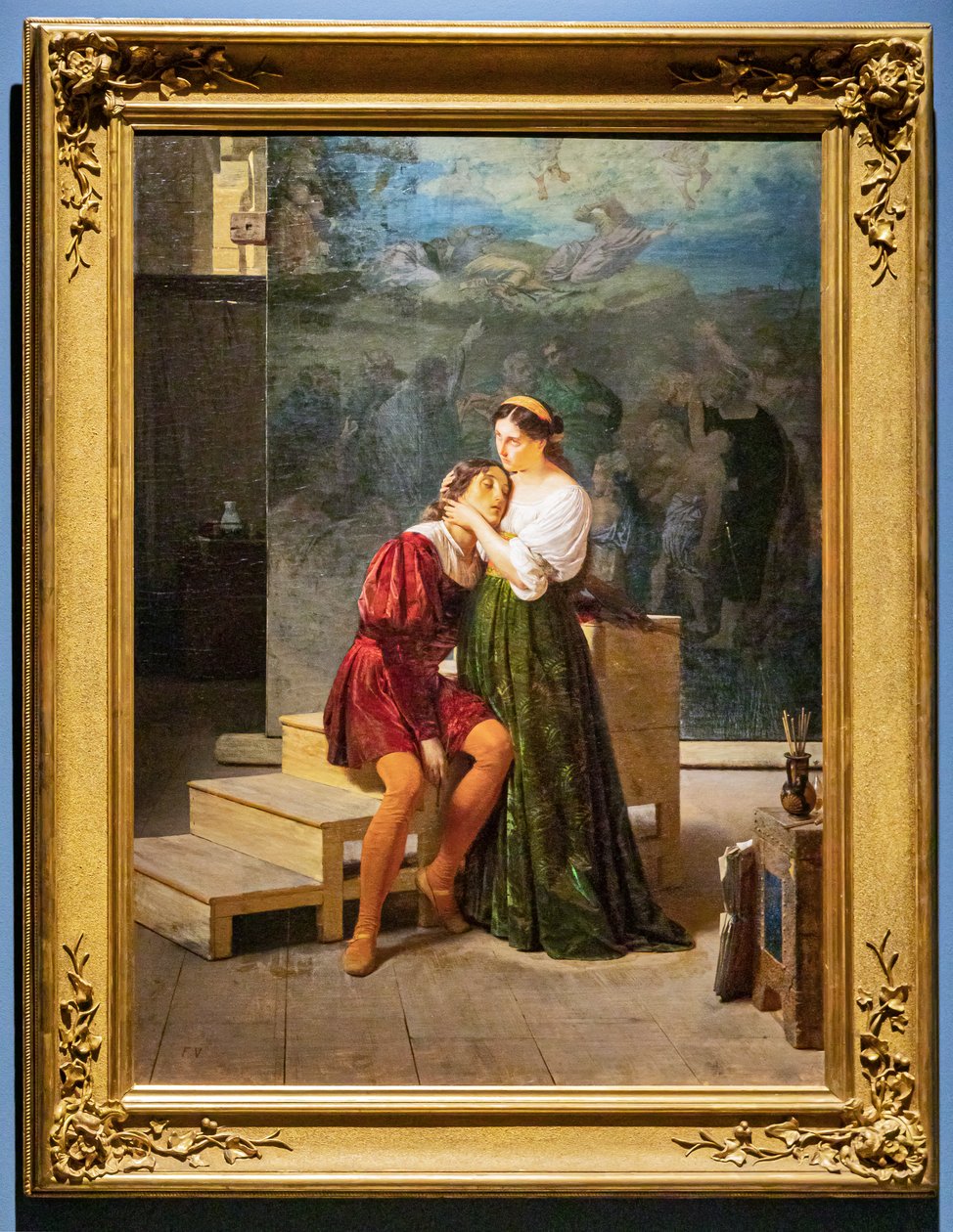 Raphael e Fornarina de Francesco Valaperta