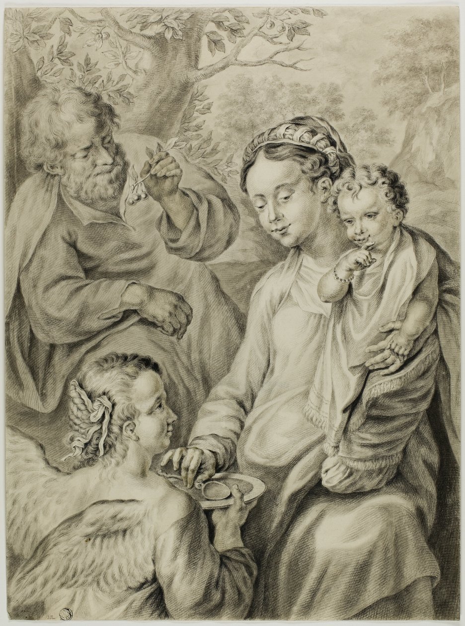O Repouso na Fuga para o Egito, conhecido como Madonna della Pappa de Francesco Vanni