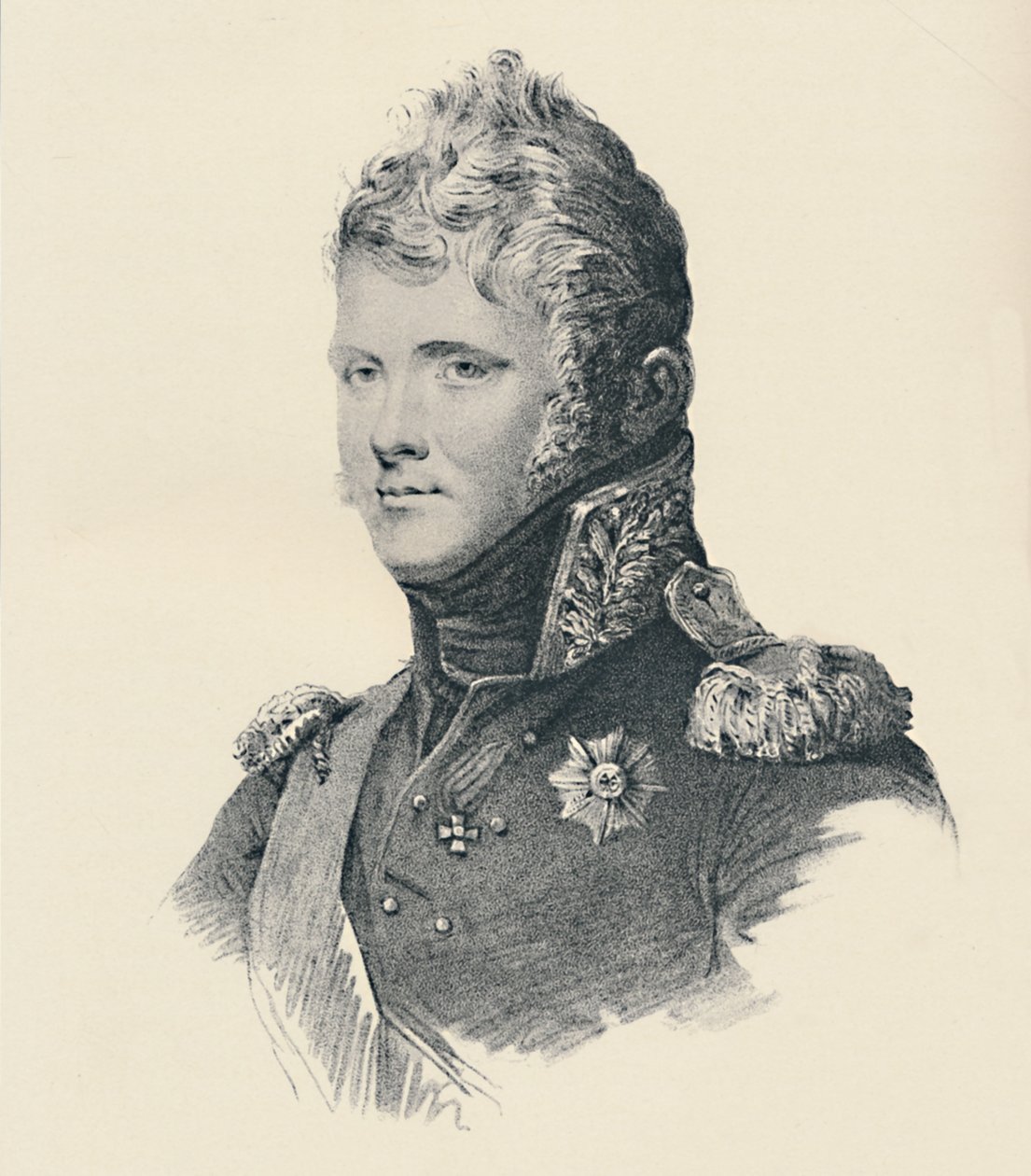Alexandre I, imperador da Rússia, c1800, 1896 de Francesco Vendramini
