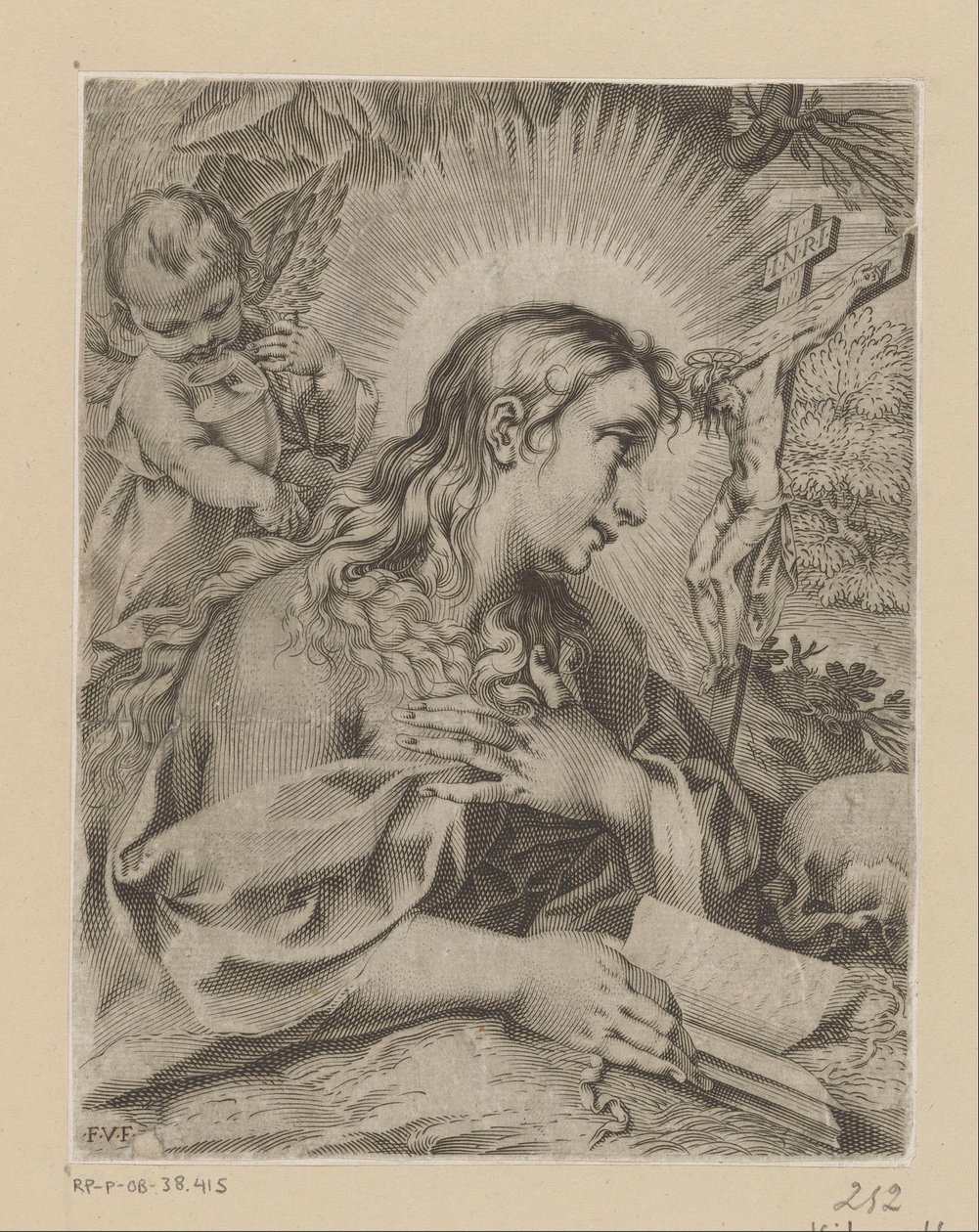 Maria Madalena para Boetawardi de Francesco Villamena