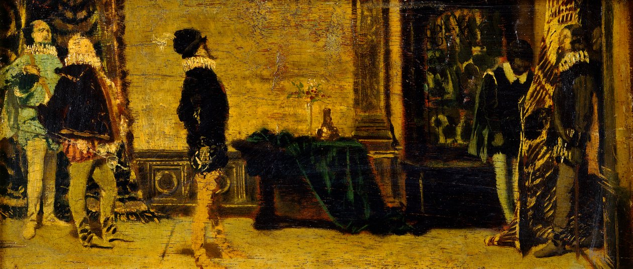 Antes do duelo (pintura) de Francesco Vinea