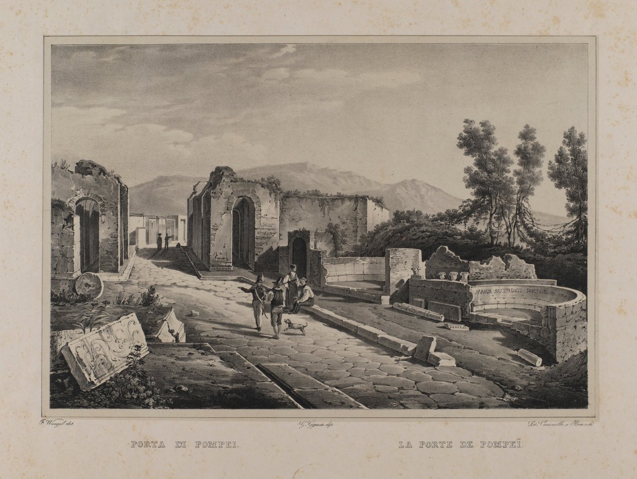 Porta de Pompeia de Francesco Wenzel