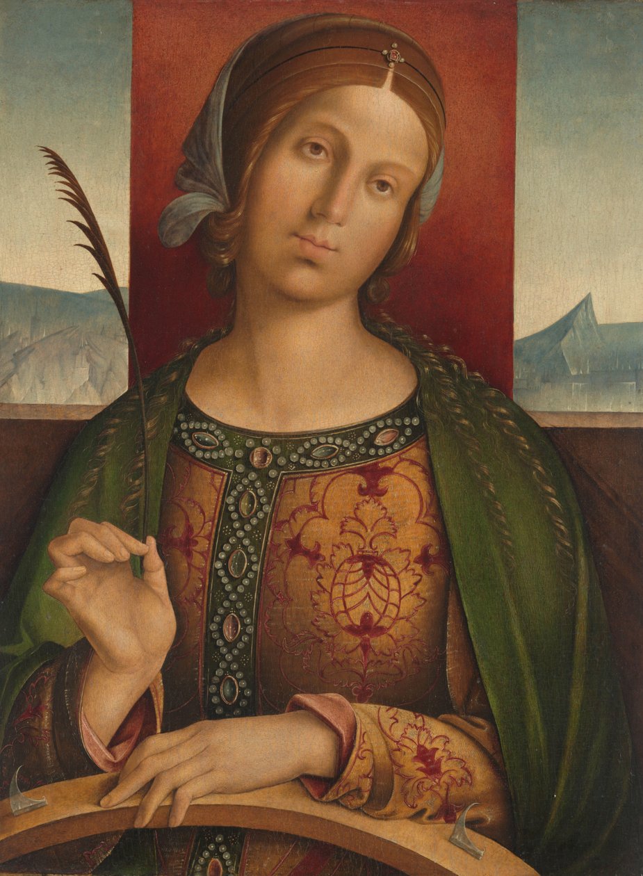 Santa Catarina de Alexandria de Francesco Zaganelli di Bosio (attributed to)