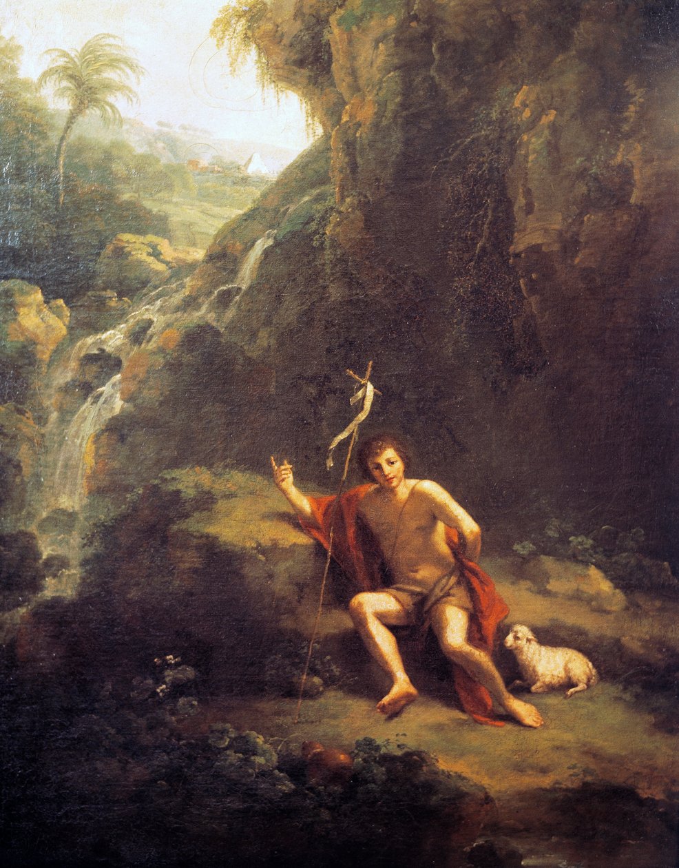 Paisagem com São João Baptista de Francesco Zuccarelli