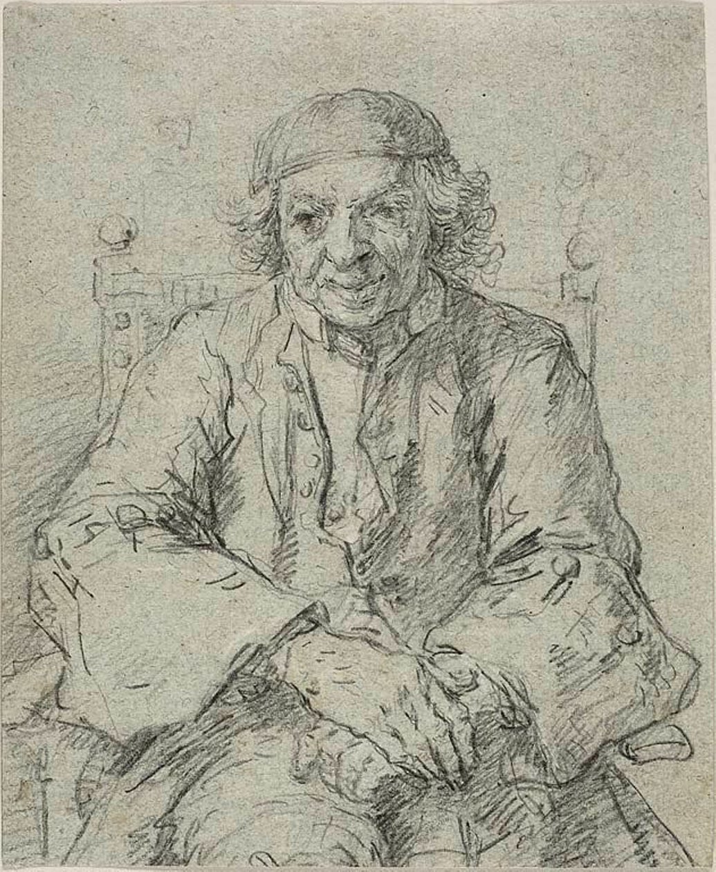 Retrato de um velho de Francesco Zuccarelli