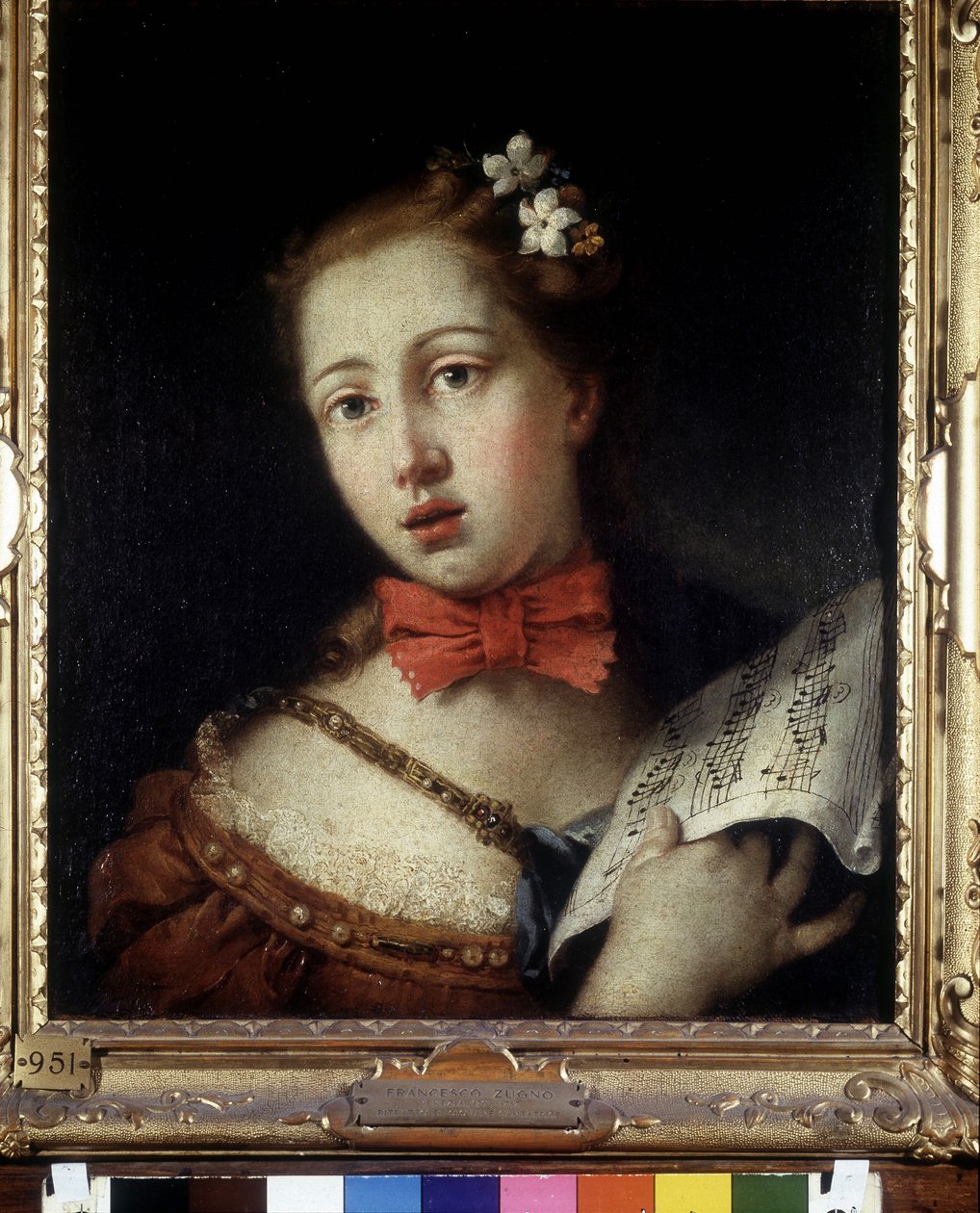 Cantor veneziano. Pintura de F. Zugno de Francesco Zugno