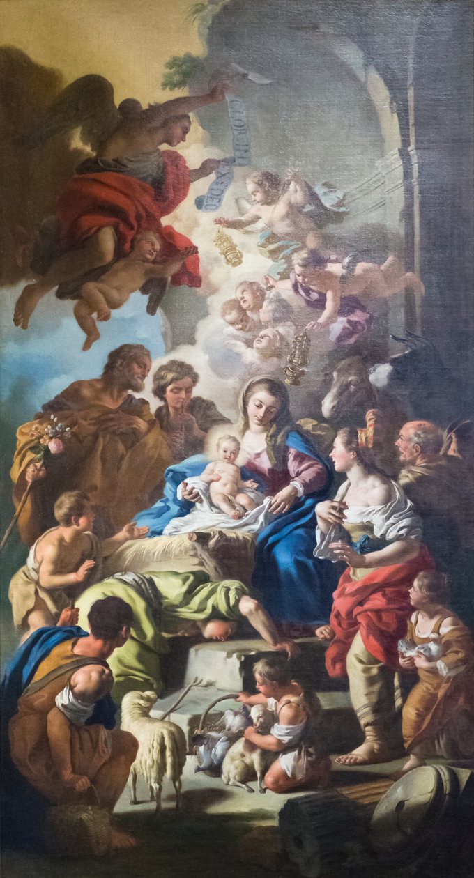 Adoração dos pastores de Francesco de Mura
