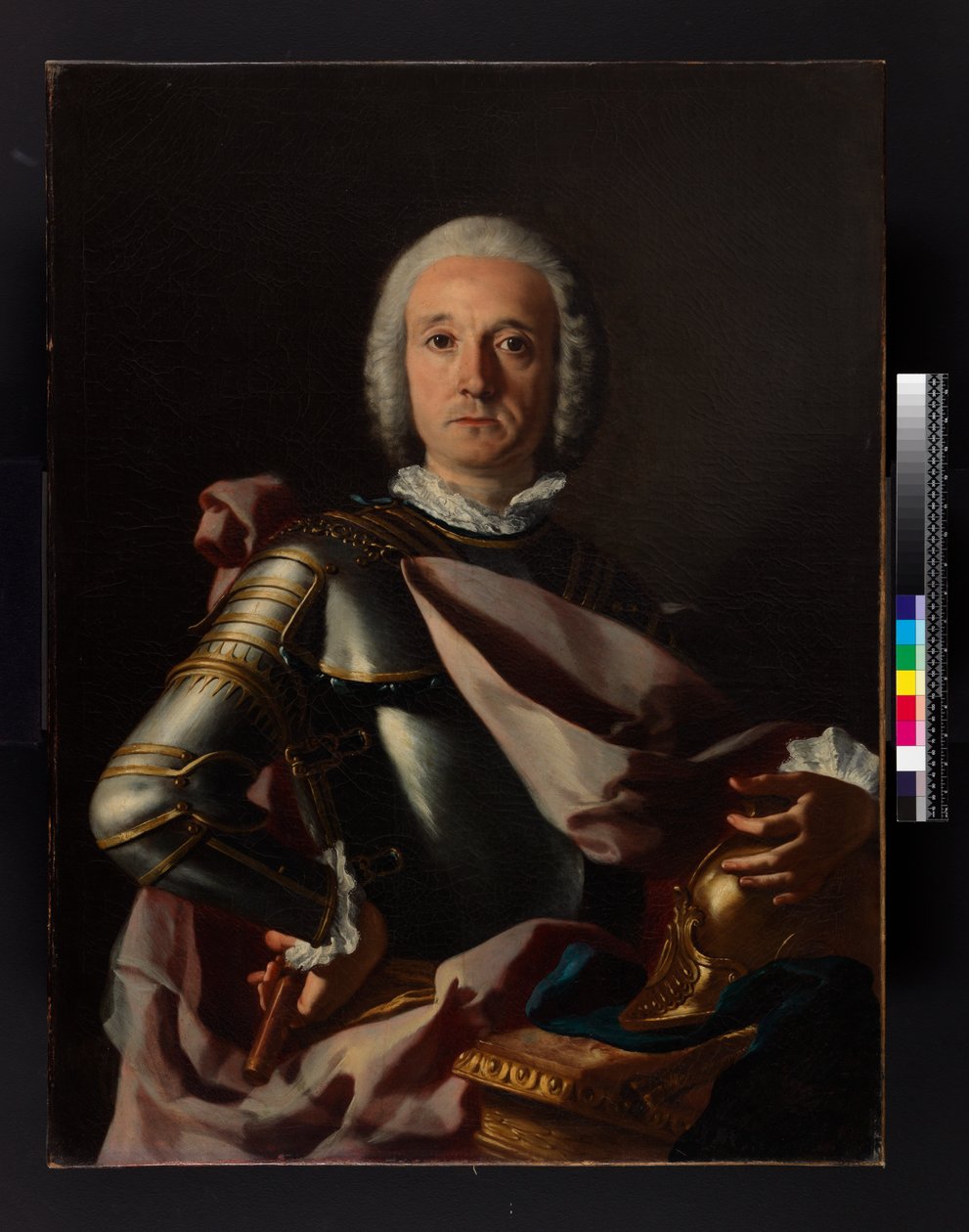 Retrato do Conde James Joseph O "Mahoney, Tenente-General do Serviço Napolitano. Cavaleiro de São Januário, 1748 de Francesco de Mura