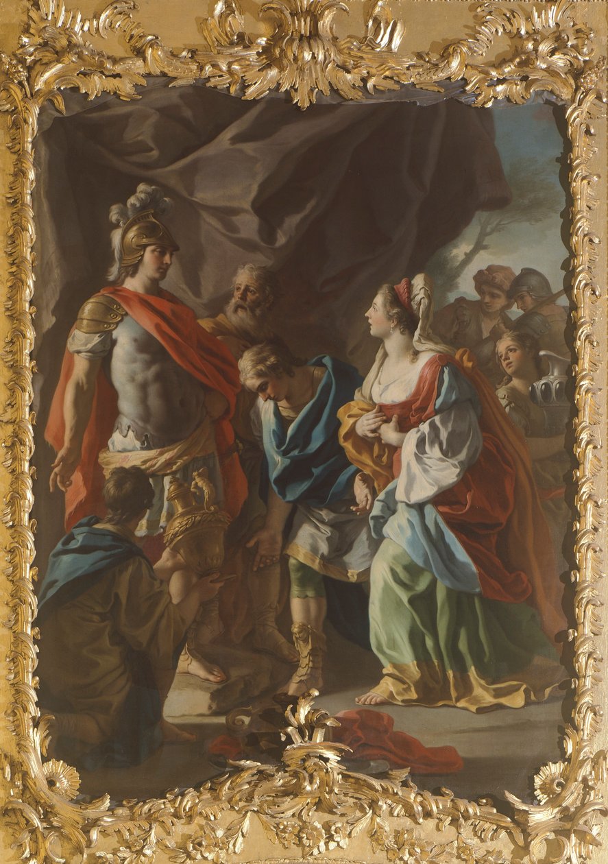 Histórias de Alexandre, de Francesco De Mura (1696-1782) de Francesco de Mura