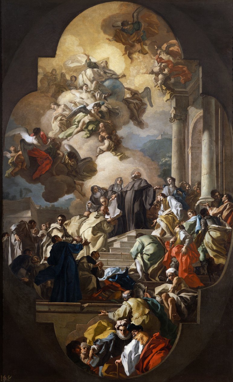 Visão de São Bento de Francesco de Mura