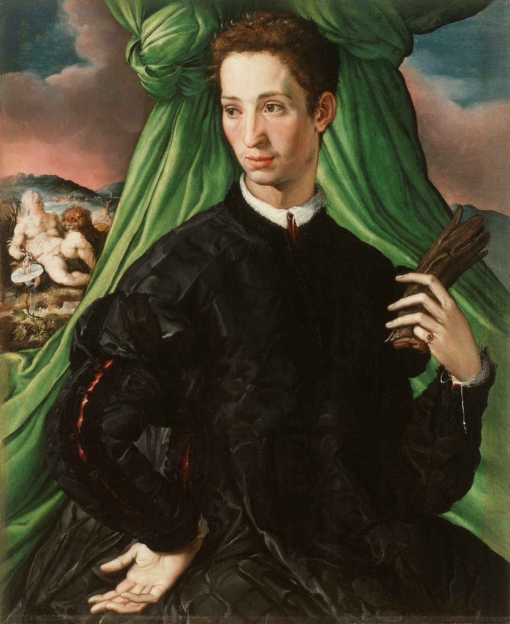 Retrato de um nobre florentino de Francesco de Rossi Salviati Cecchino