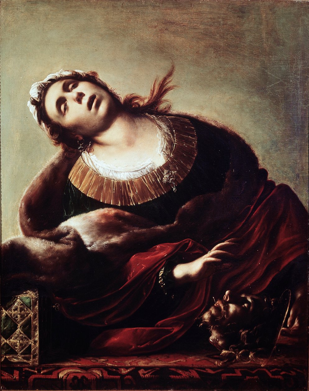 Herodiade com a cabeça de João Batista Salomé entregou a cabeça de São João Batista a sua mãe Herodiade, representada em êxtase. Pintura de Francesco Cairo (1607-1665) Século XVII Pinacoteca civica, Vicenza de Francesco del Cairo