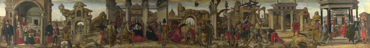 Cenas da Vida de São Vicente Ferrer, ca 1450-1475. de Francesco del Cossa,