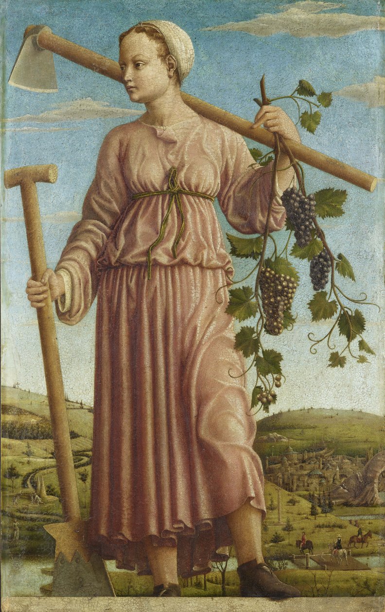 A Musa Polyhymnia, ca 1459. de Francesco del Cossa