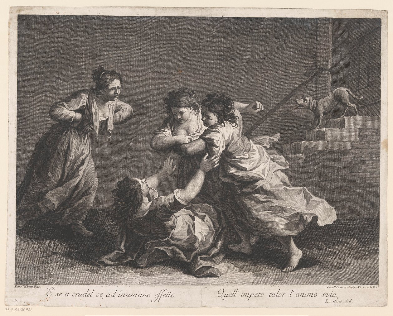 mulheres lutando Women Fighting (título da série) de Francesco del Pedro
