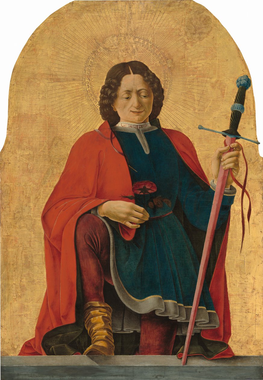 São Floriano, c.1473-1474 (têmpera sobre painel de choupo) de Francesco del & Roberti Ercole de