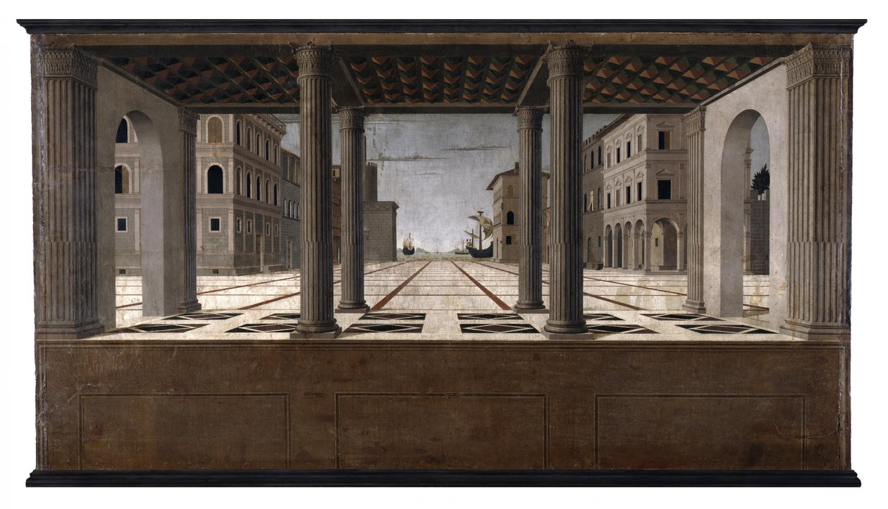 Alemão: Idealstadt Architectural Veduta de Francesco di Giorgio