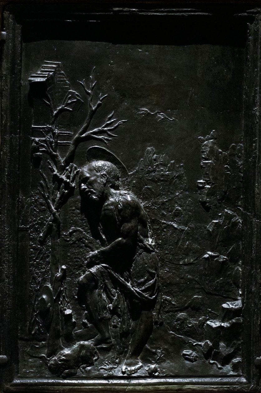 São Jerónimo Penitente, c.1470-75 (bronze patinado) de Francesco di Giorgio Martini