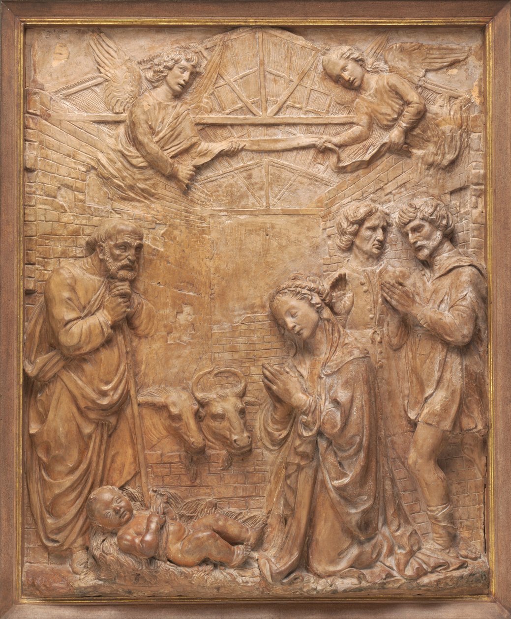 A adoração dos pastores de Francesco di Simone Ferrucci