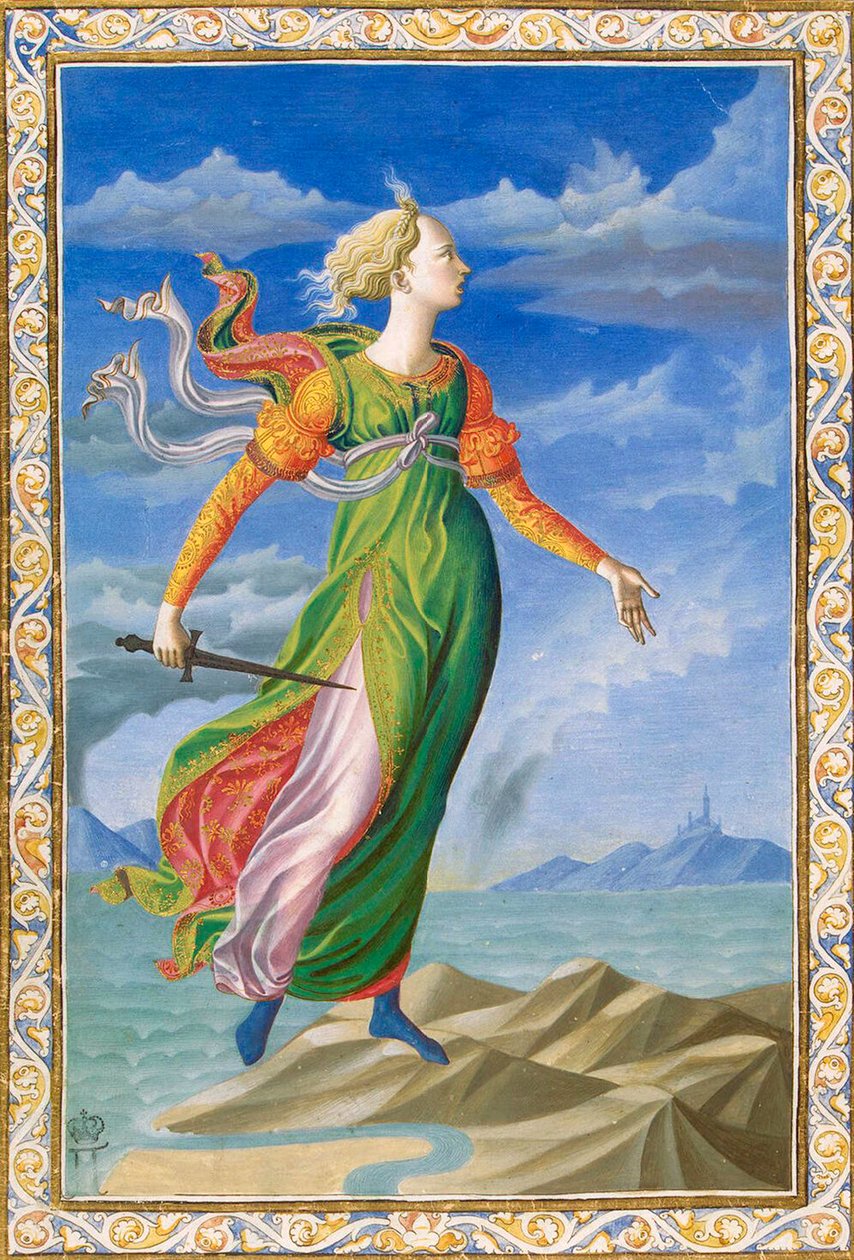 Alegoria de Cartago, c1448. de Francesco di Stefano Pesellino