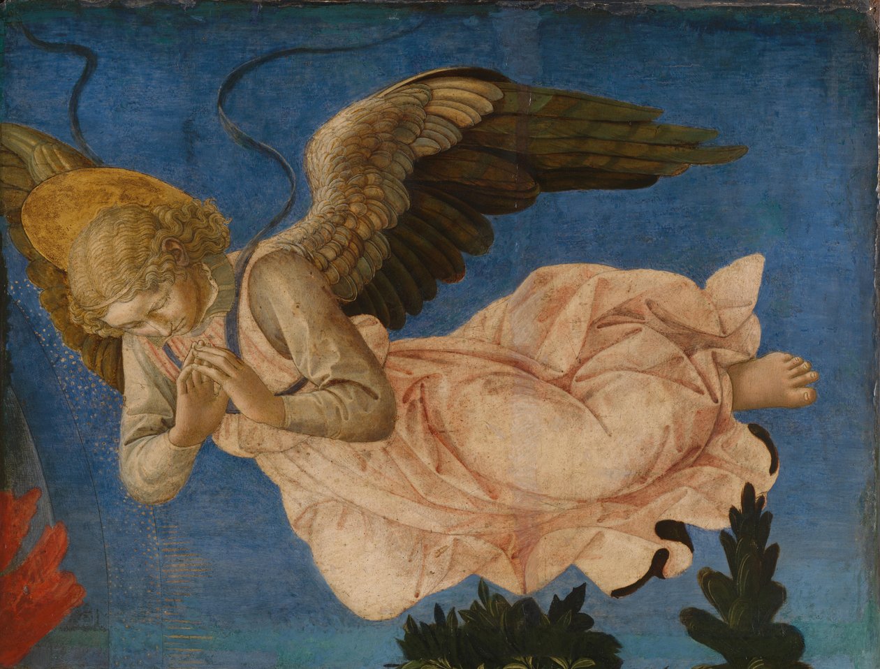 Painel de Anjos do Retábulo da Santíssima Trindade de Pistoia, 1455-1460 de Francesco di Stefano Pesellino