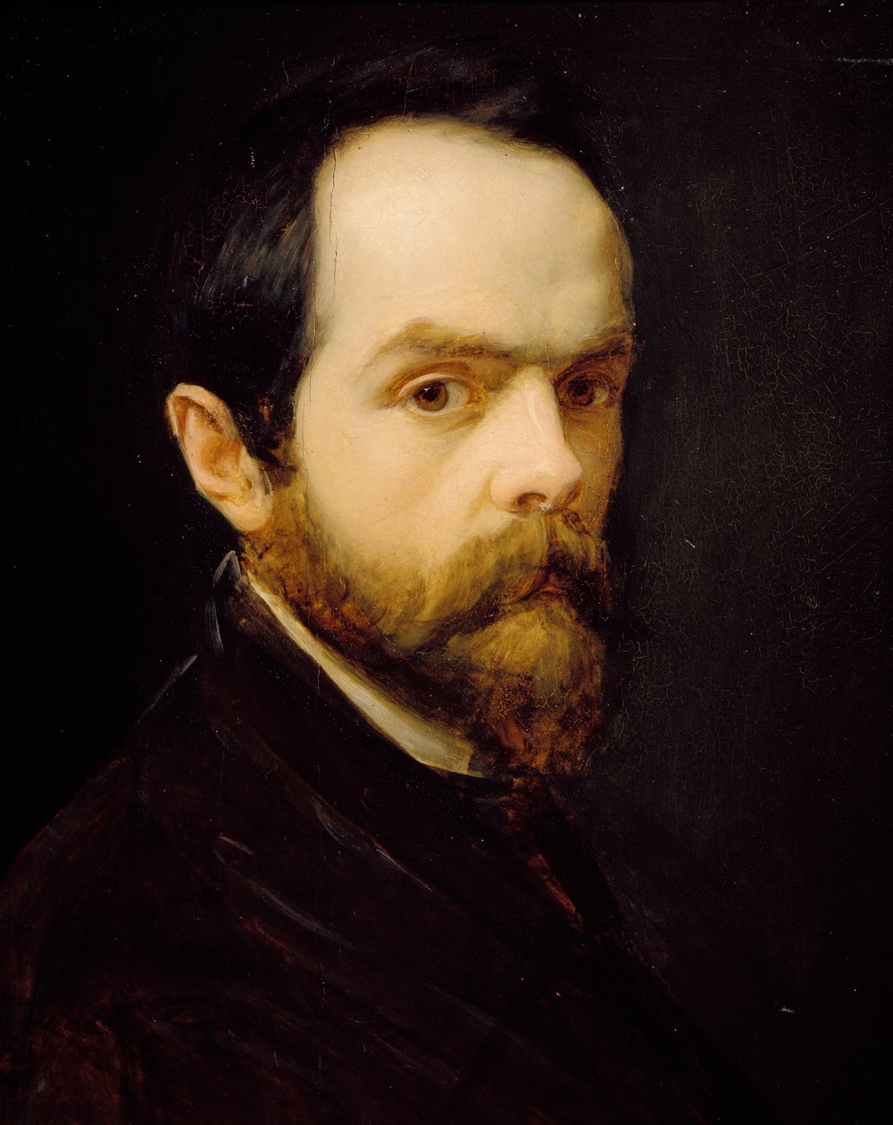 Auto-retrato (óleo sobre tela) de Francesco or Eugene Pescatori